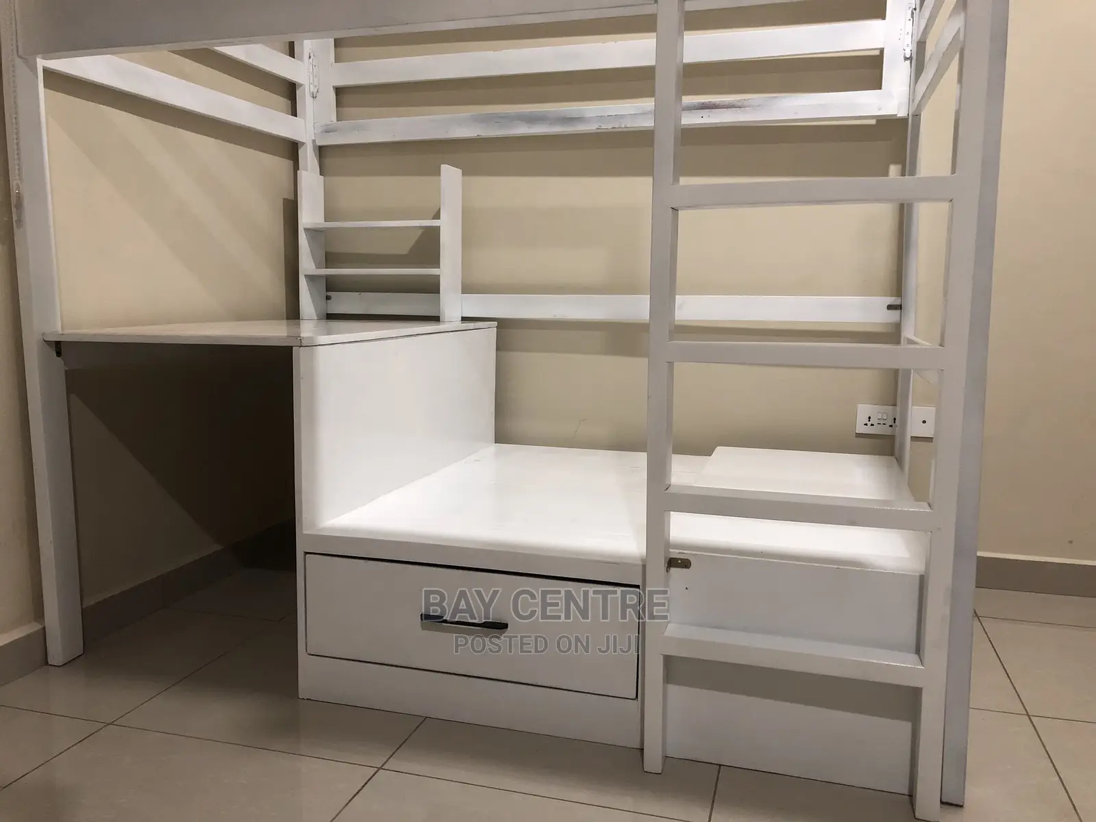 Bunk Bed With Storage and Sitting