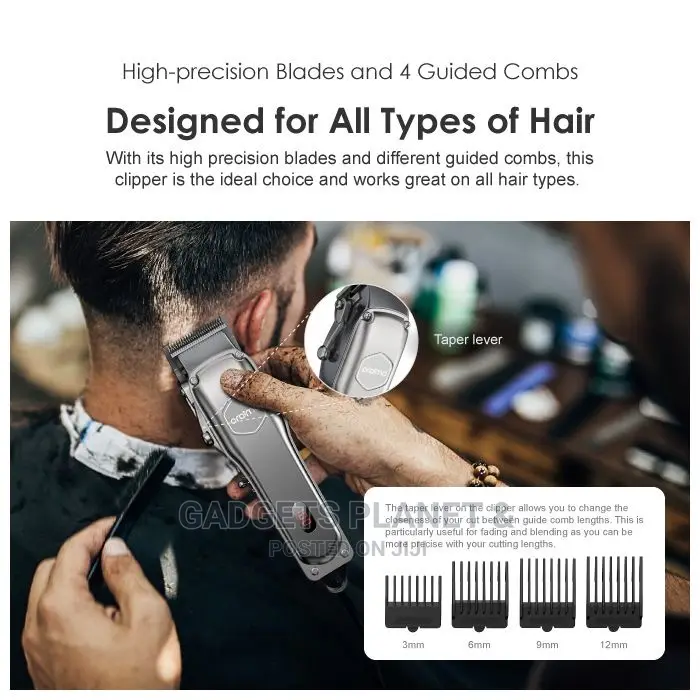 Oraimo Smart Clipper2 Super Professional Cordless Clipper