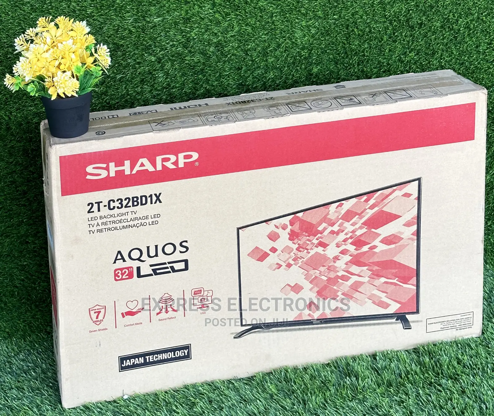 Best Sleek/Unique 32”Digital Satellite Hd Sharp