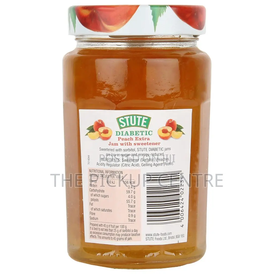 Stute No Sugar Added Peach Extra Jam 430g