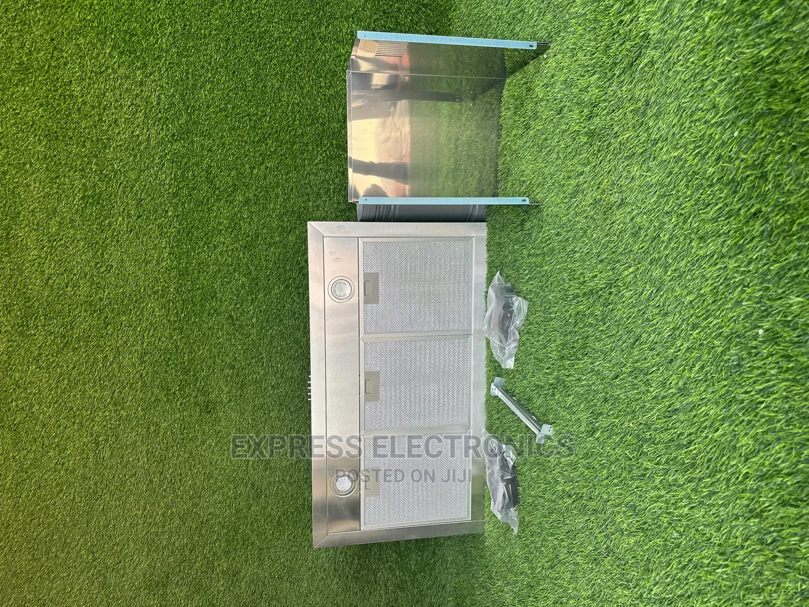 Midea T-Shape Rangehood 90M21 Stainless Steel in Built Motor