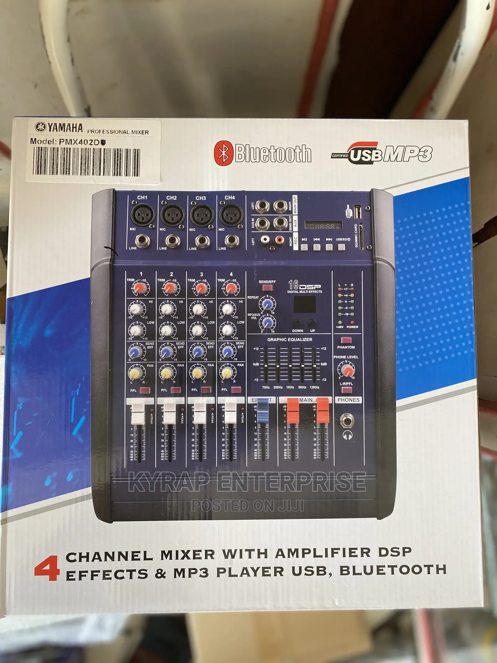4 Channel Powered Mixer