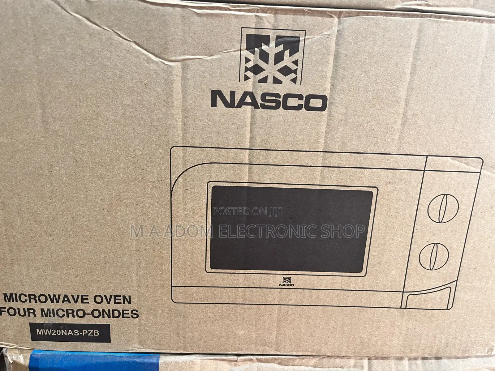 Nasco 20L Solo Microwave Oven | Black [Mw20nas-Pzb