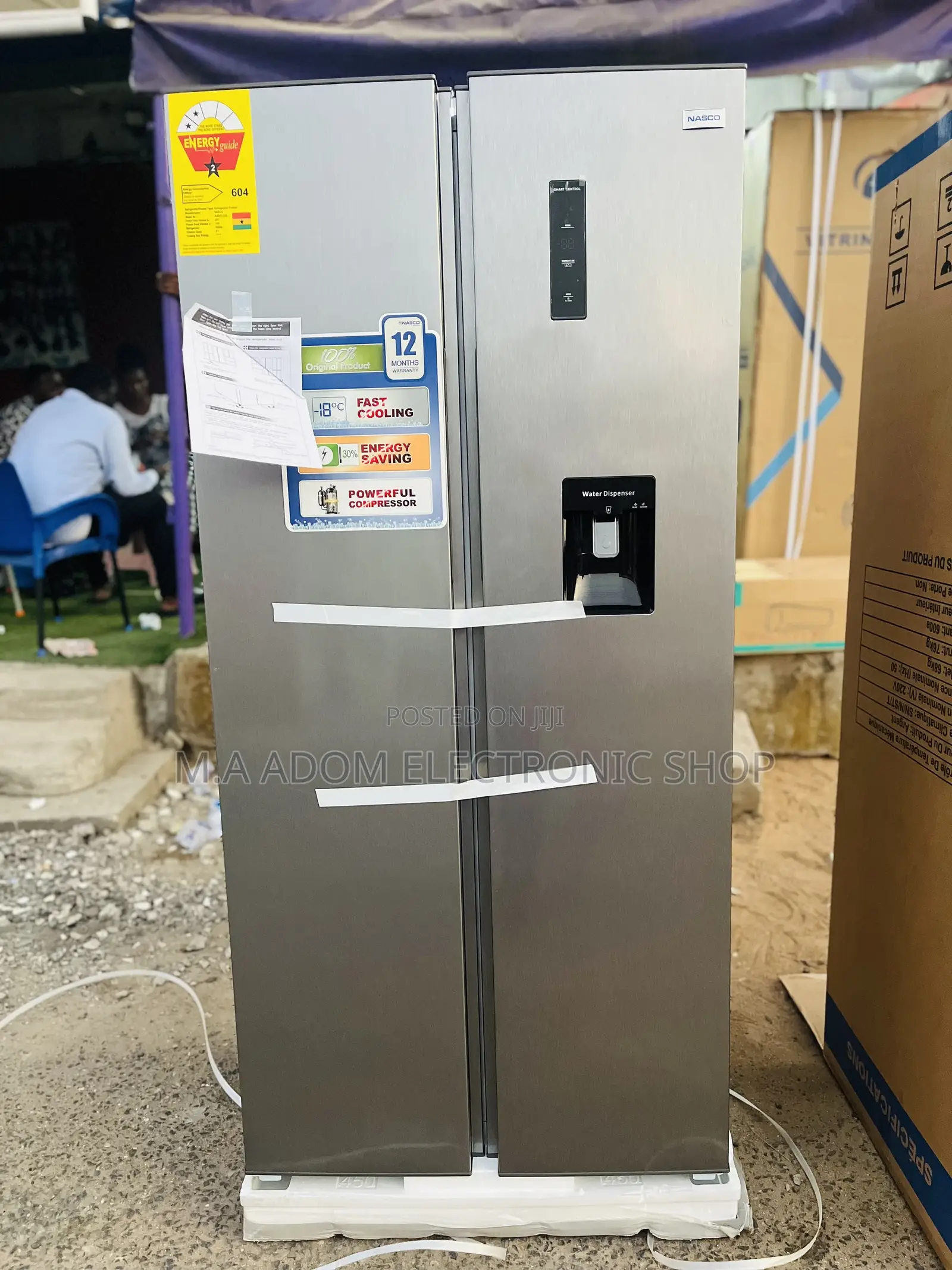Supper Cool Nasco 436 Litres Side by Side Fridge