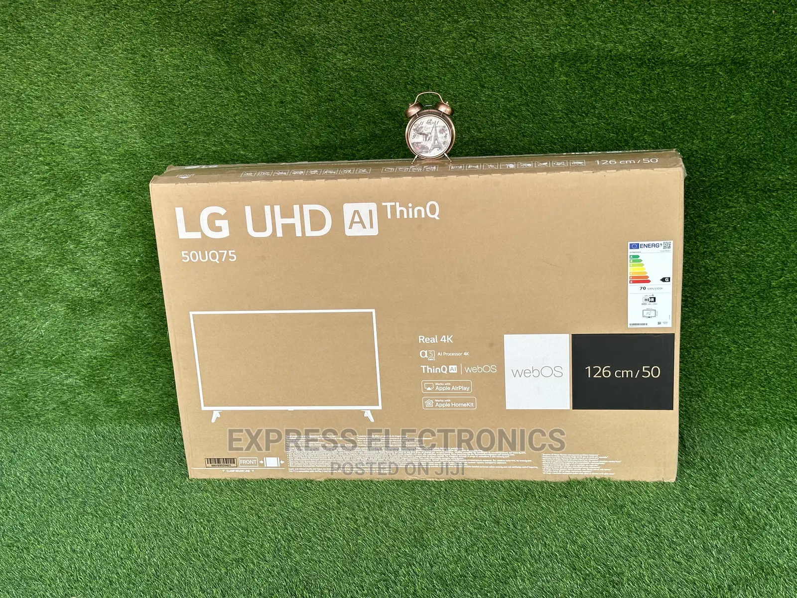 Enjoy Apple Play on UHD Smart LG 50”UQ75003 Clear Sound