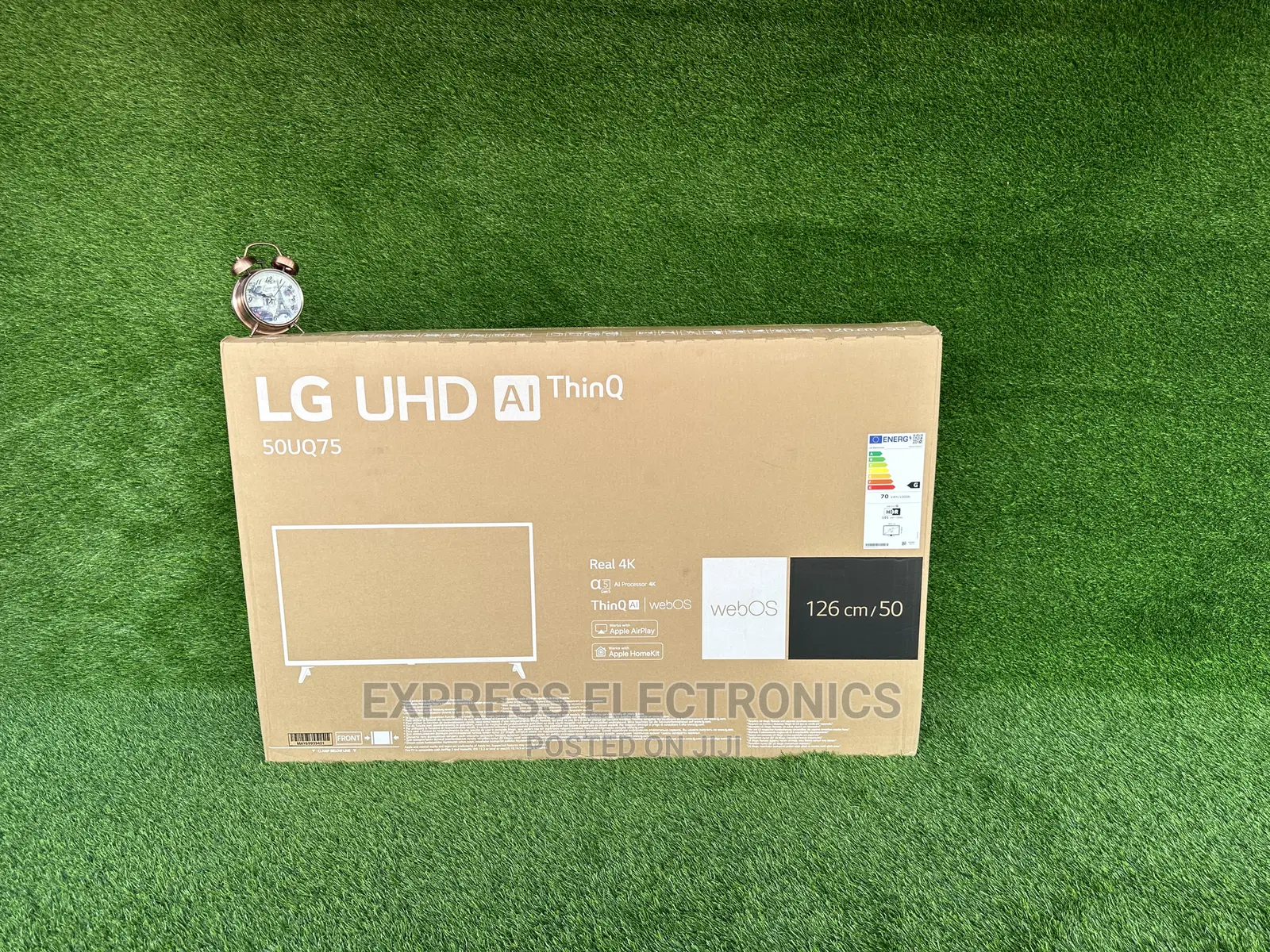 Enjoy Apple Play on UHD Smart LG 50”UQ75003 Clear Sound