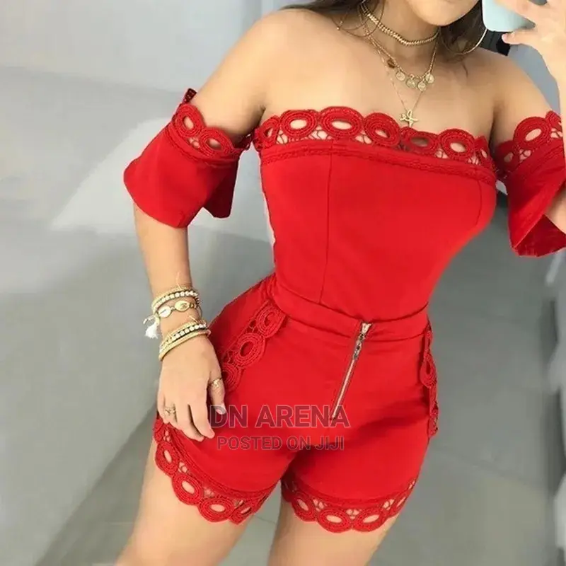 Ladies Off Shoulder Jumpsuit