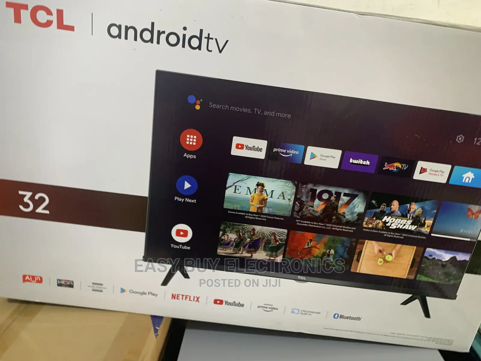 Notice the Best View TCL 32"Inchs Smart Android TV