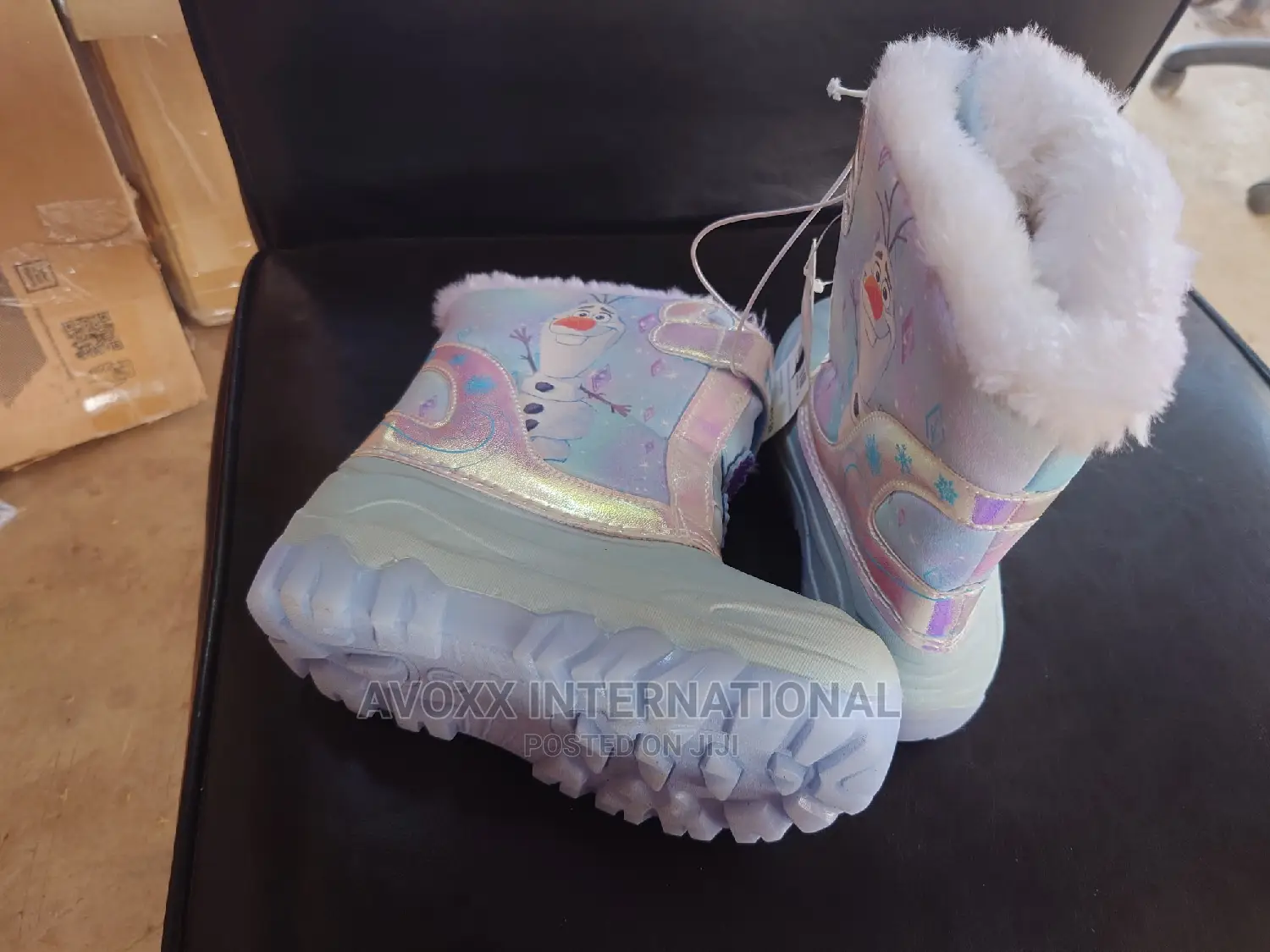 Disney Frozen II Purple White Thermolite Waterproof Boots