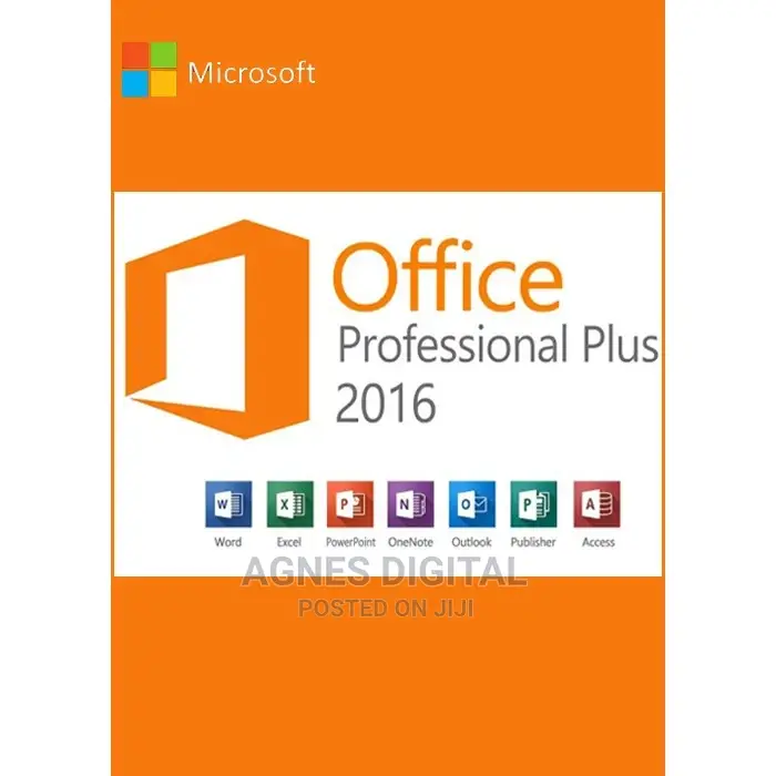 Microsoft Office 2016 Professional PLUS – 1 User License Key