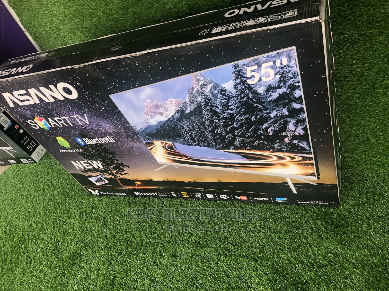 (Auto Motion Plus) Asano 55′′ UHD Smart Satellite TV –