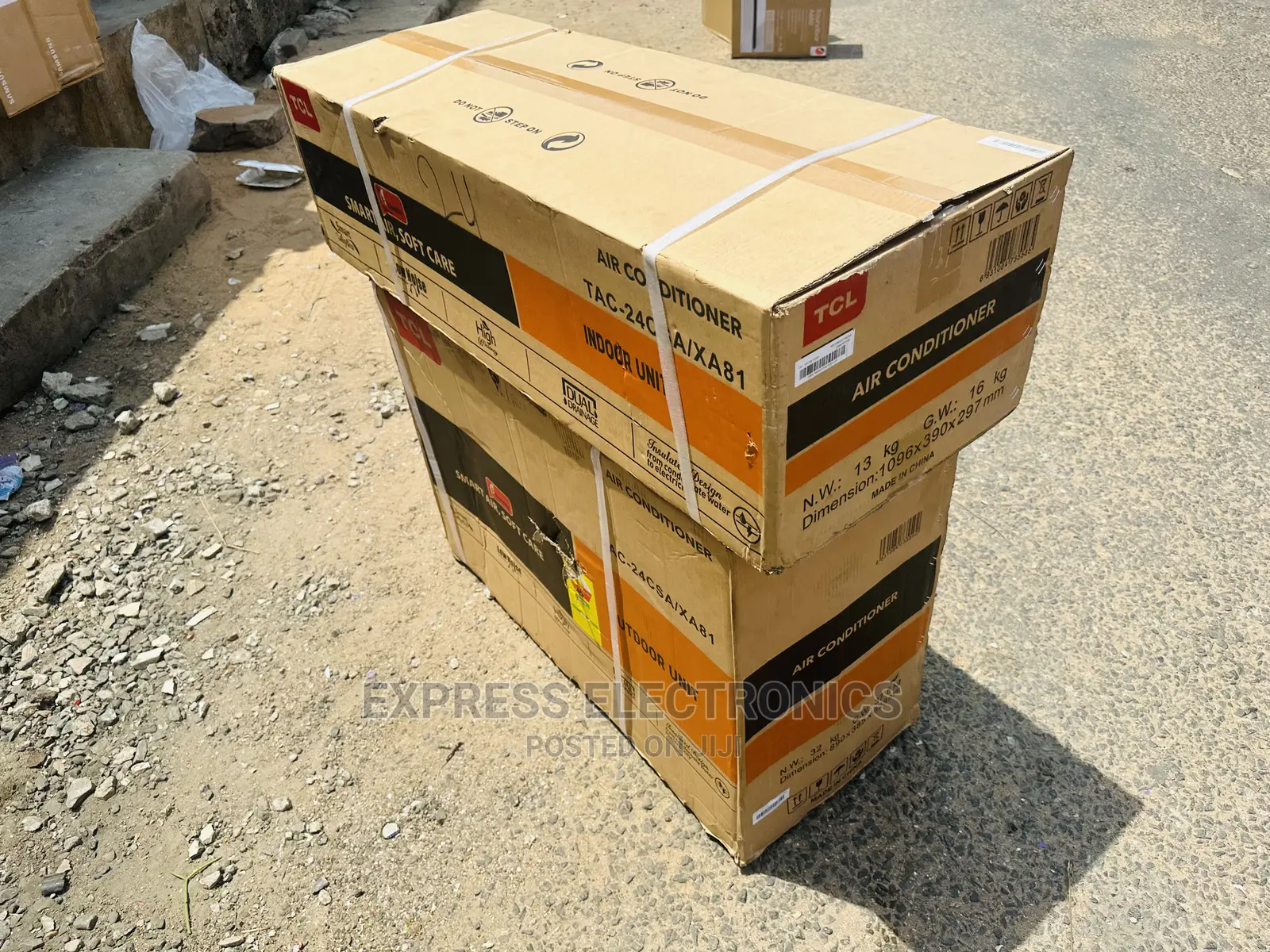 White Color TCL Design Easy Maintenance 2.5hp Split AC