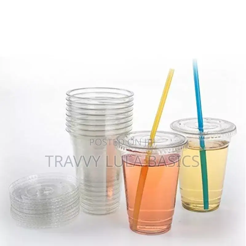 Cups and Flat Lids 500ml /350 Ml