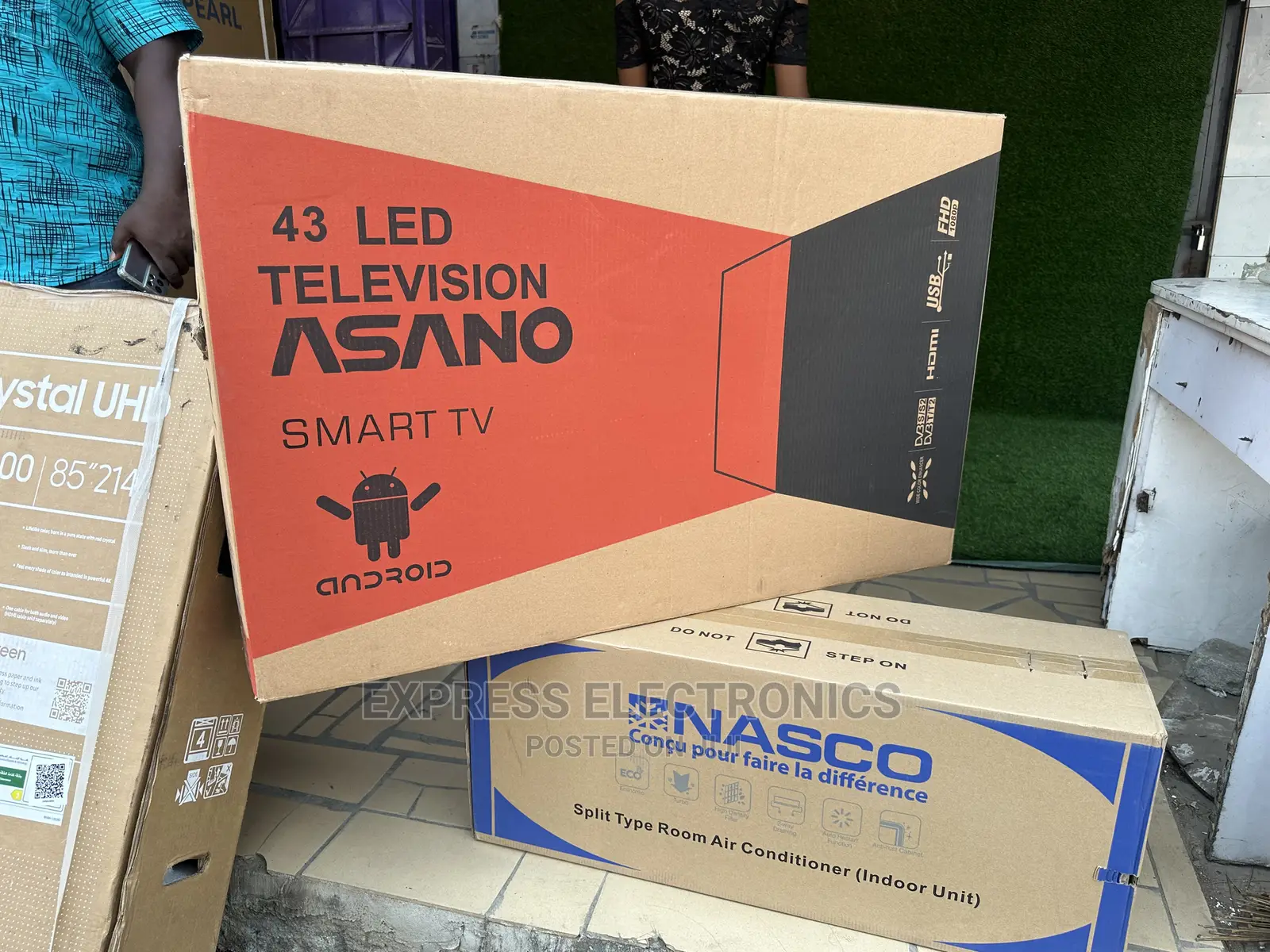 Asano 43”Smart FHD Triluminos Display Android Tv 