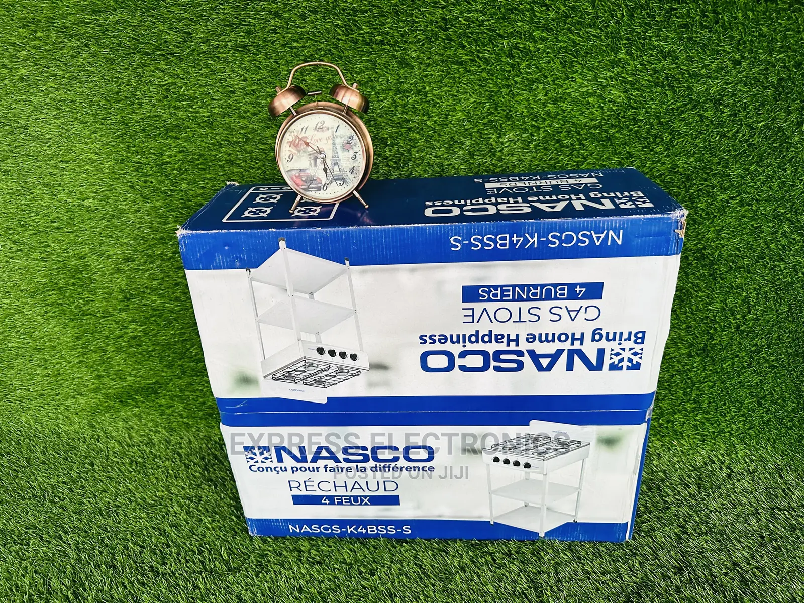 Nasco 4BURNER White Color Gas Stove With Stand