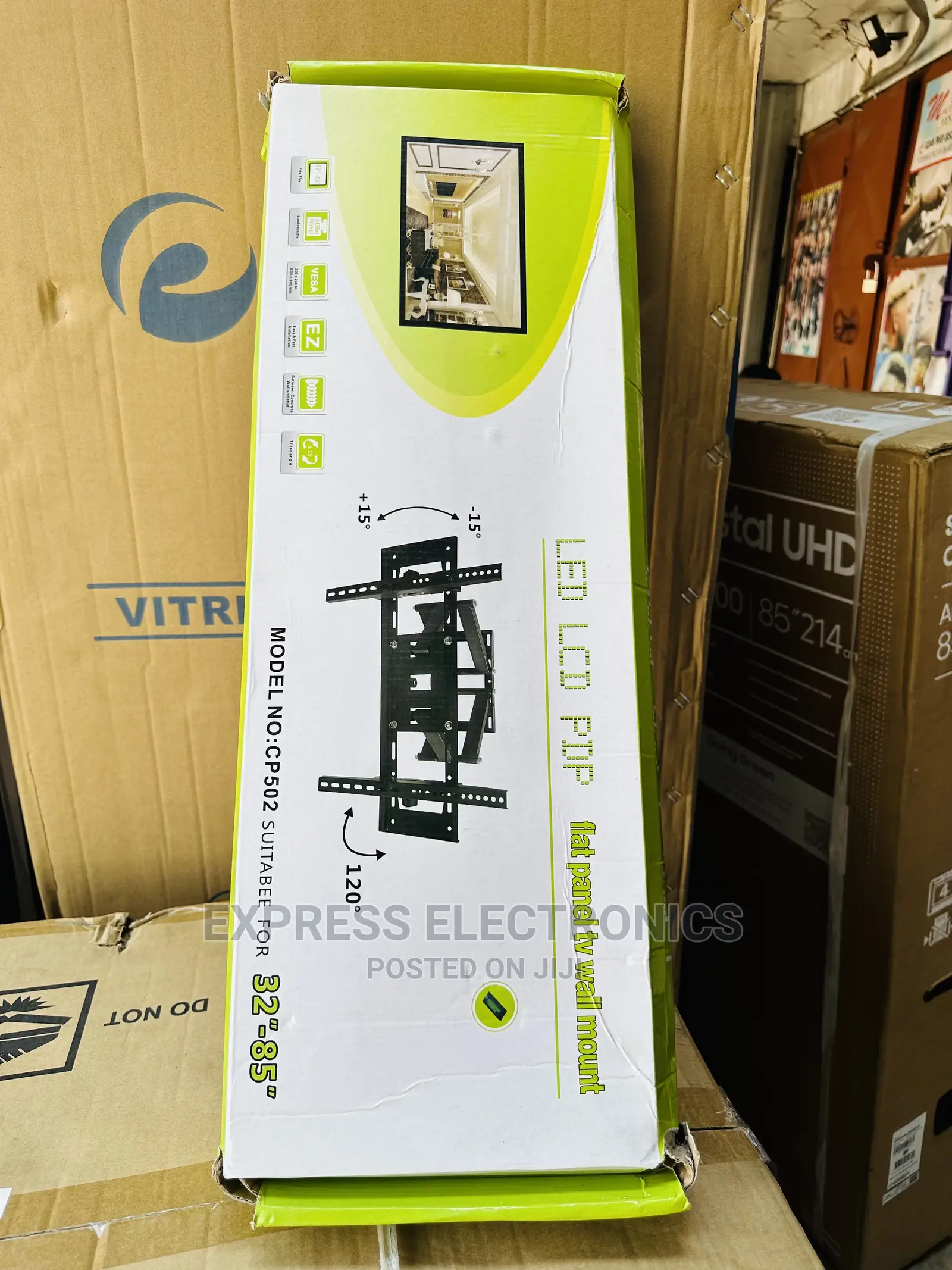Fits Most 32-70 Inch TV Adjustable Double Arm 32-70