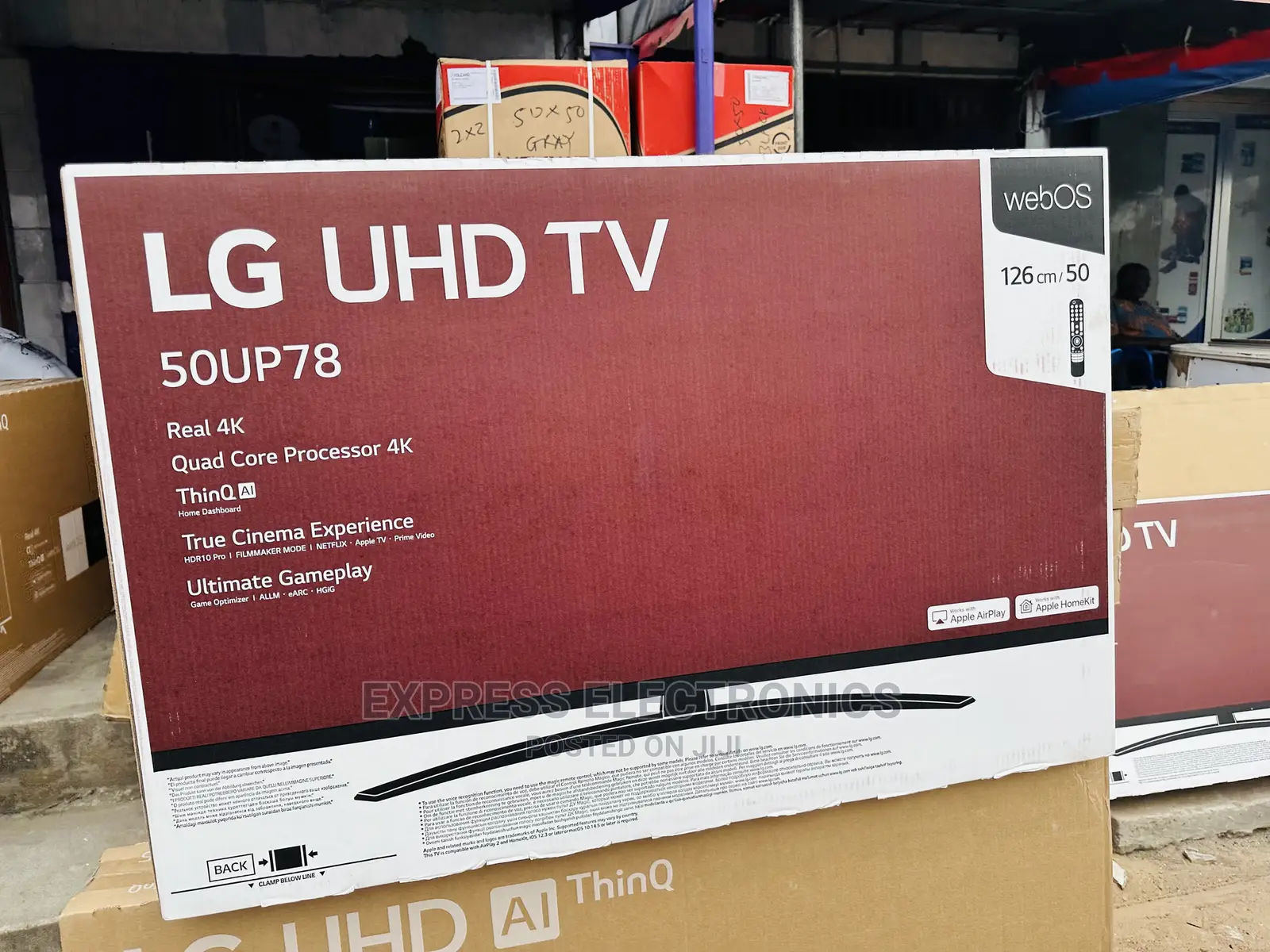 UHD Diagonal 55”Glossy Display 50UP7800 LG