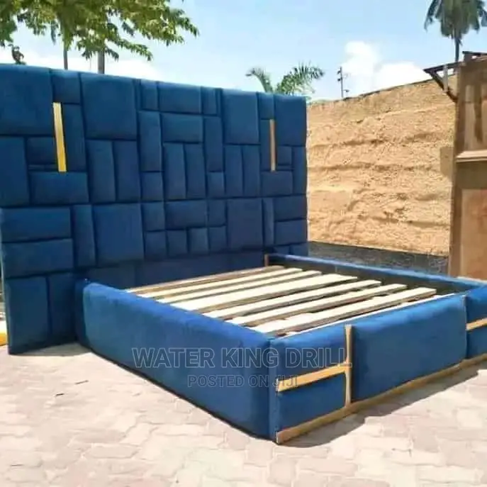 King Size Bed Frames With Side Drawers and Ottoman
