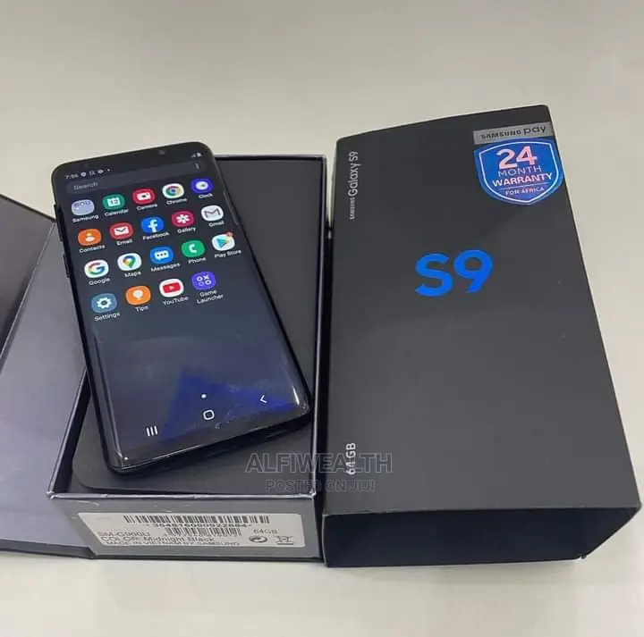 New Samsung Galaxy S9 64 GB Black