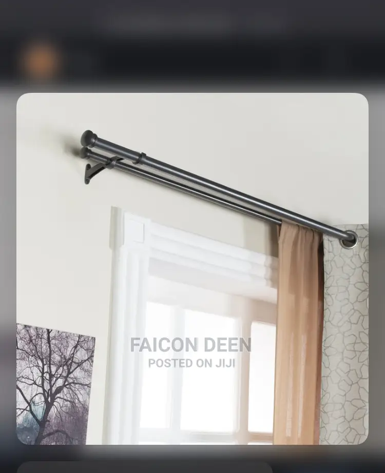 Extensible Authentic Double Curtains Bar(In Diff Colors