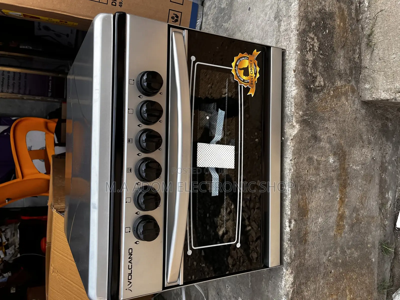 Small Size Volcano 4 Burner Gas Cooker