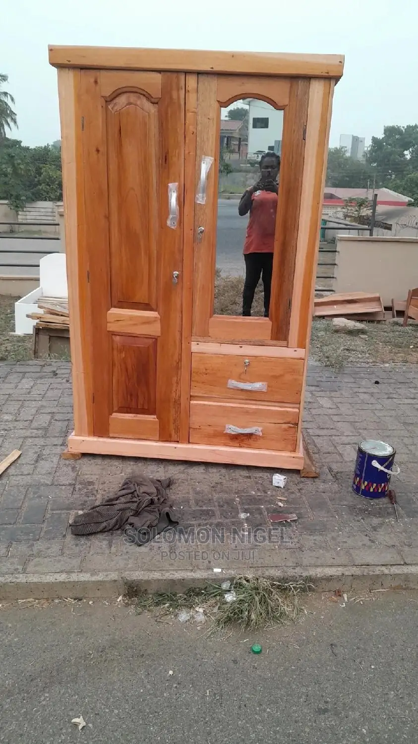 Wooden 2 in 1 Wardrobe