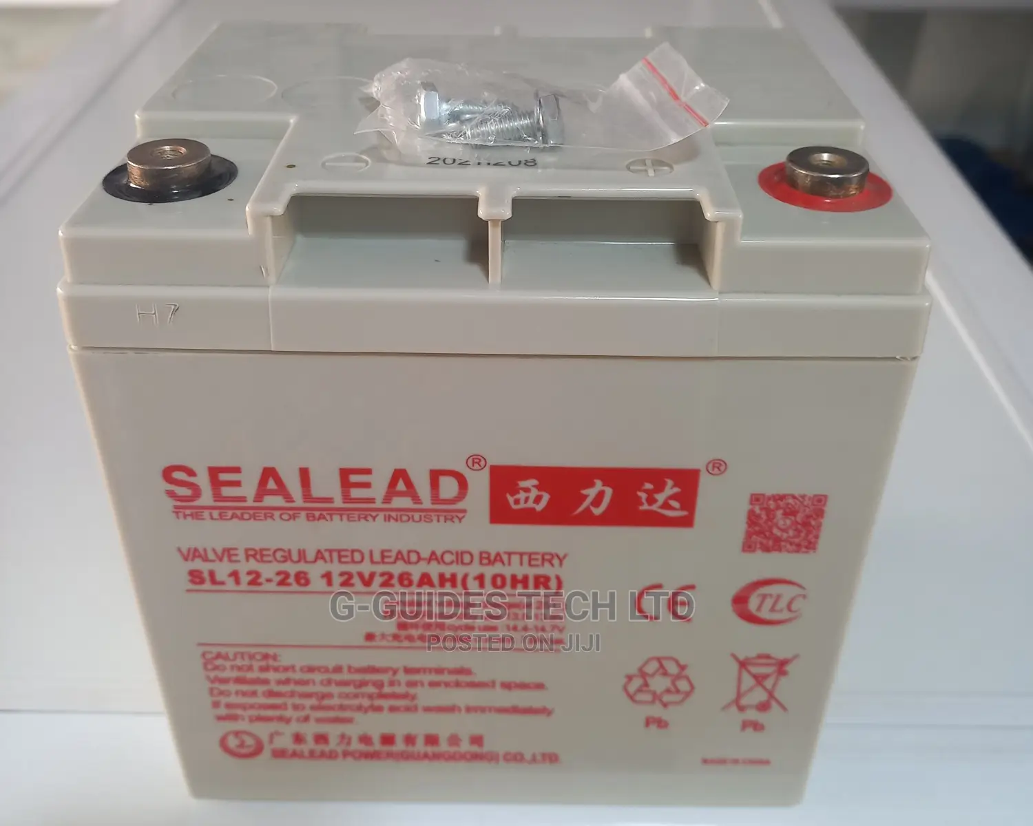 12V 26ah (10hr) Sealead UPS Battery