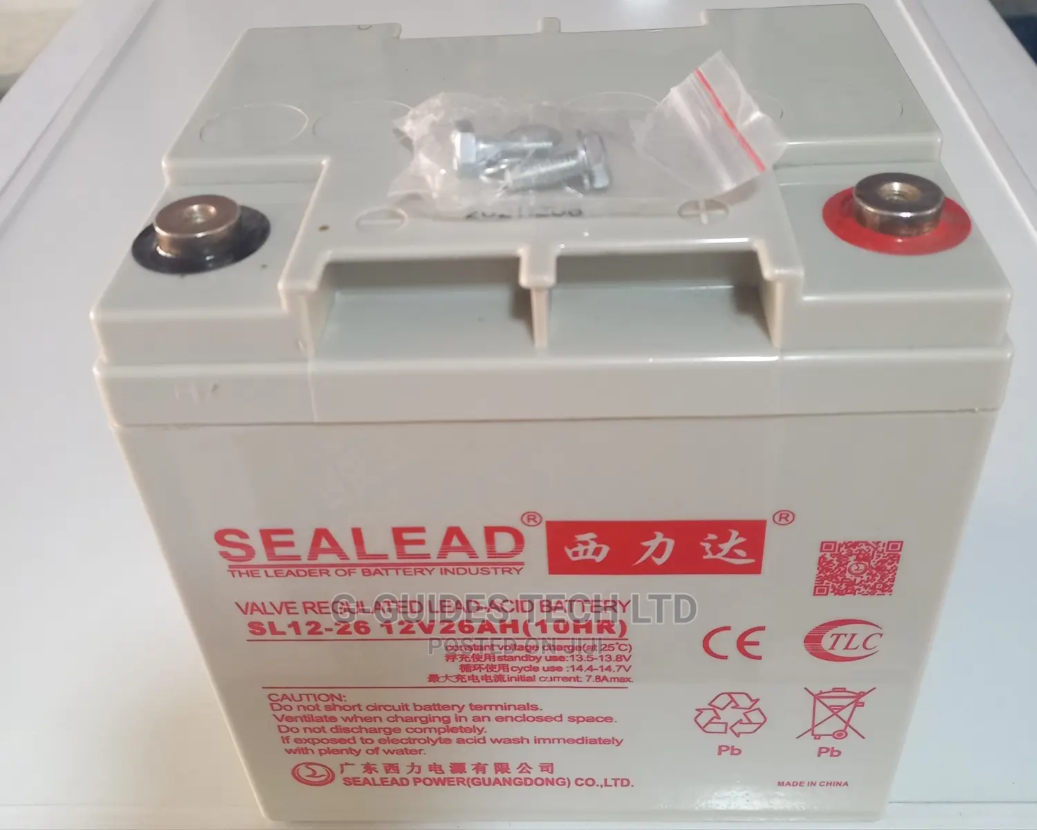 12V 26ah (10hr) Sealead UPS Battery