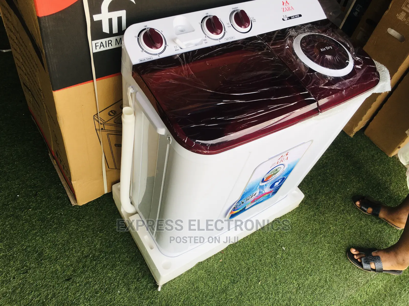 Twin Tub 7kg Washing Machine Top Load Zara Stylish Design