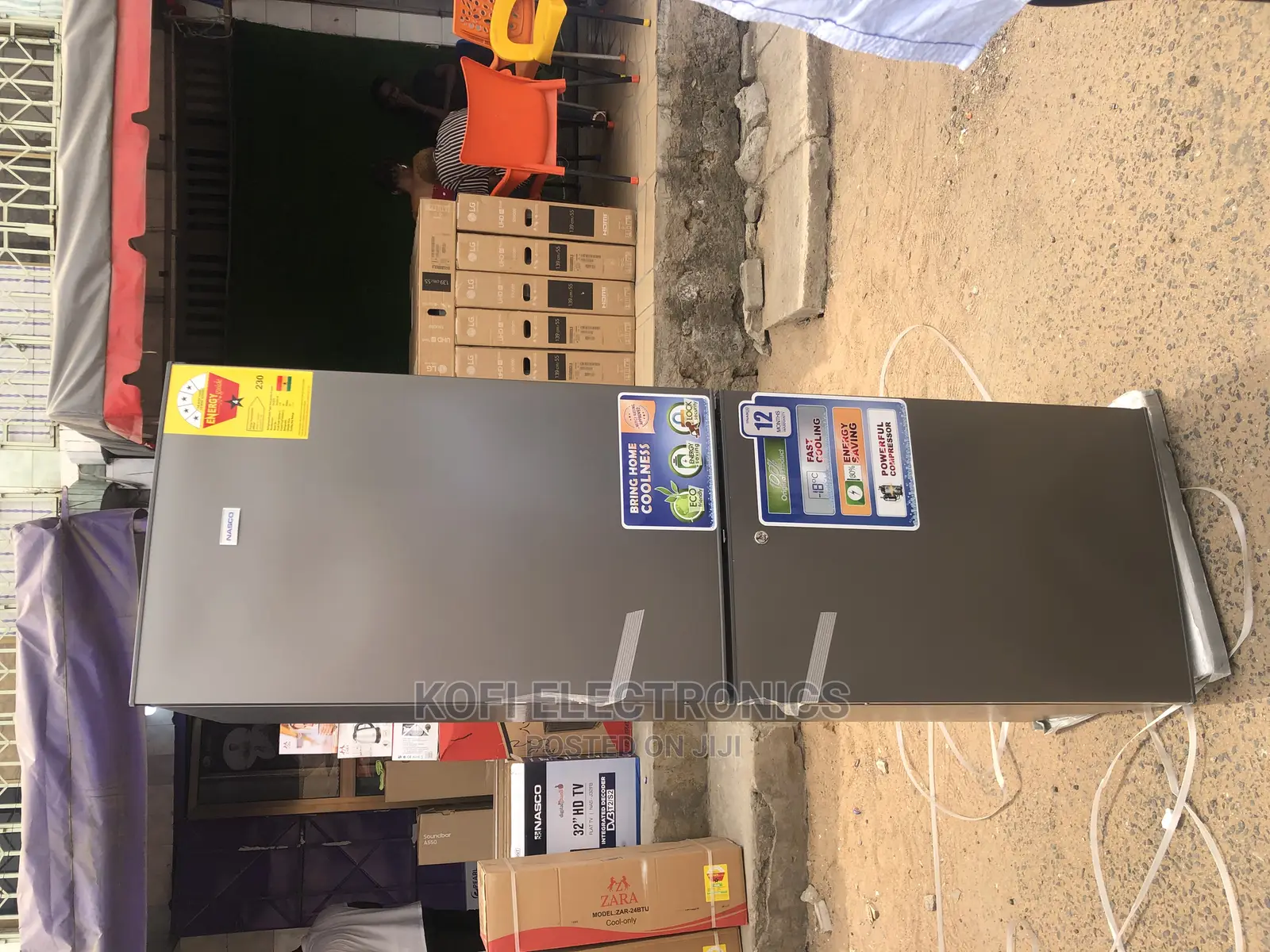 Nasco Silver Double Door-Nasd2-30 Bottom Freezer