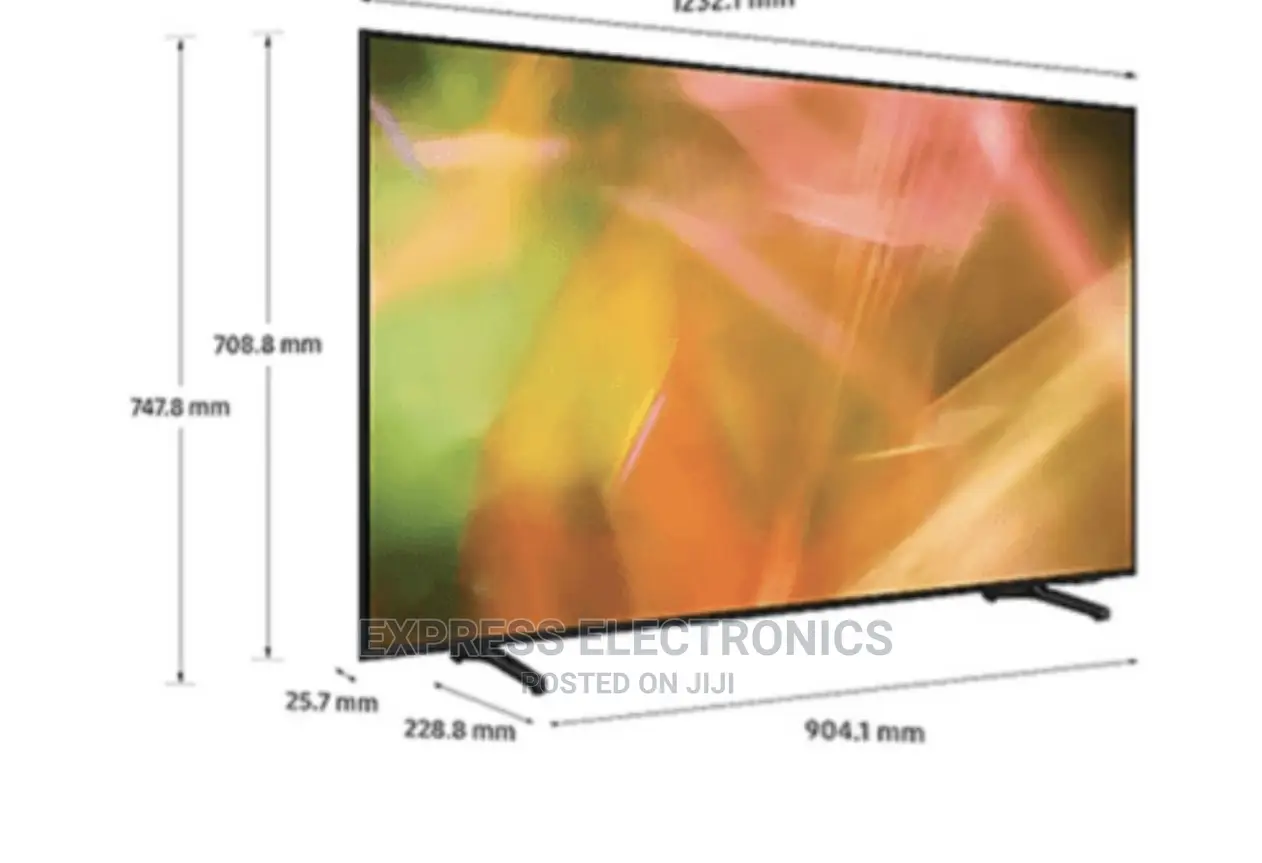 Stylish Design Samsung 55" AU8000 Crystal UHD Smart TV