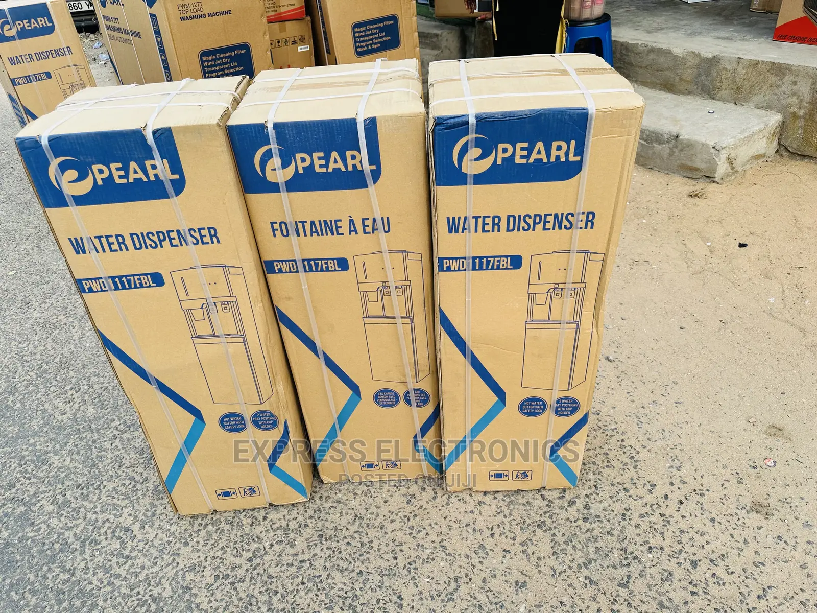 Hot Water Safety Lock Pearl Water Dispenser PWD-1117FBL
