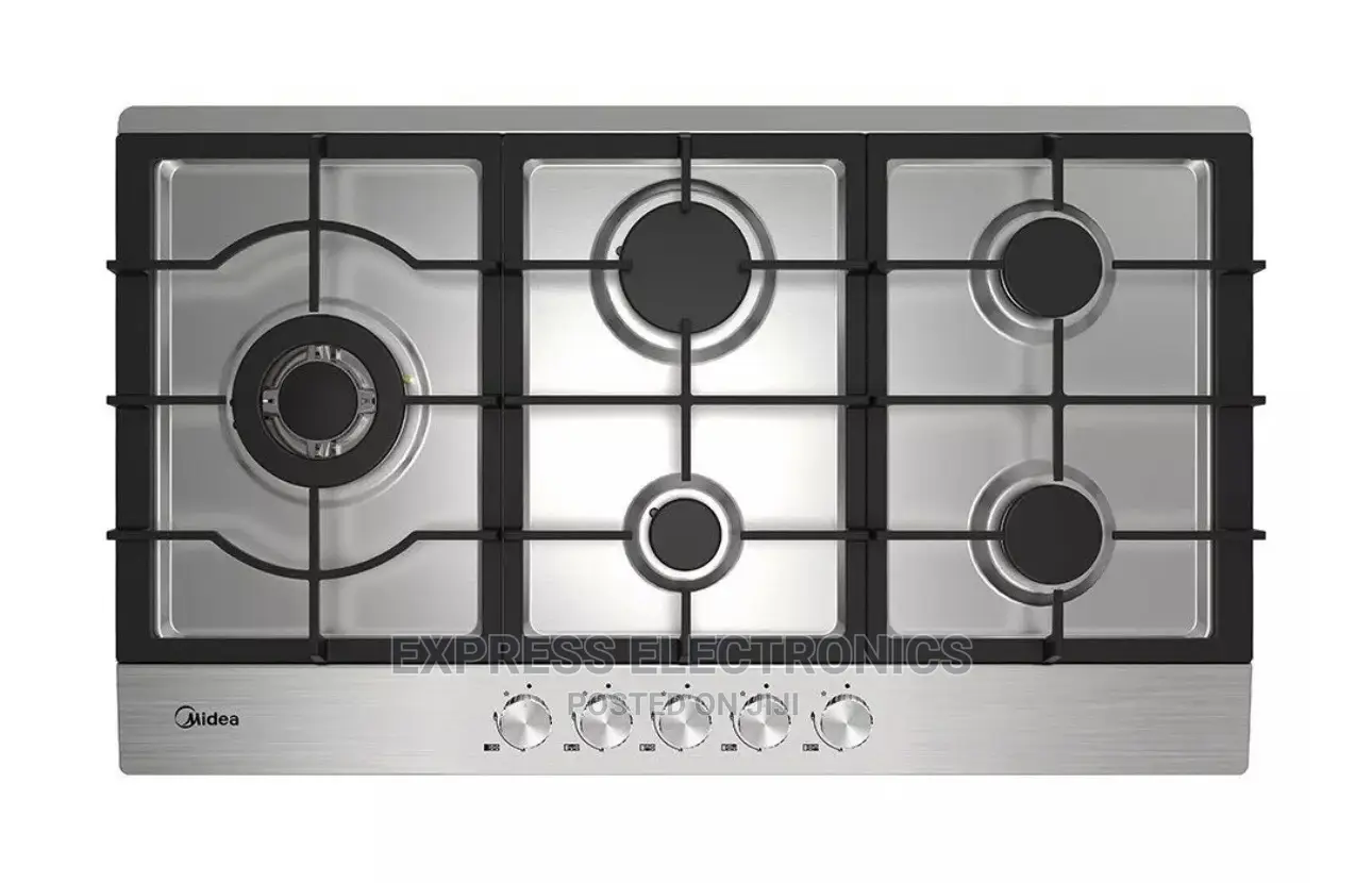 Midea 5 Burner Gas Hob (90g50me005-Sft) Stylish Design