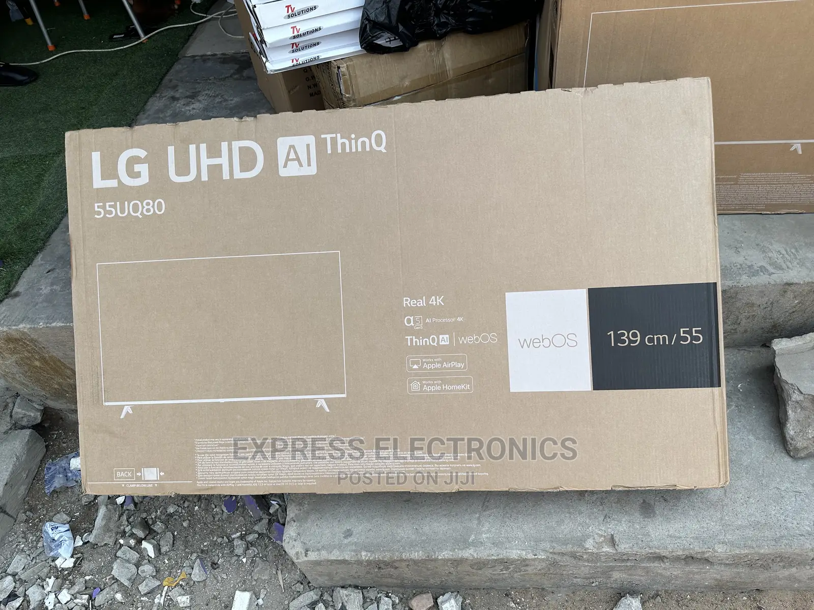 55UQ80003 Stylish 55”UHD Smart Display Tv LG