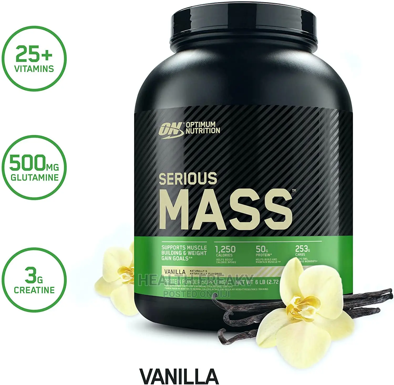 Serious Mass Gainer Whey Protein Weight Gainer Creatine 6lb