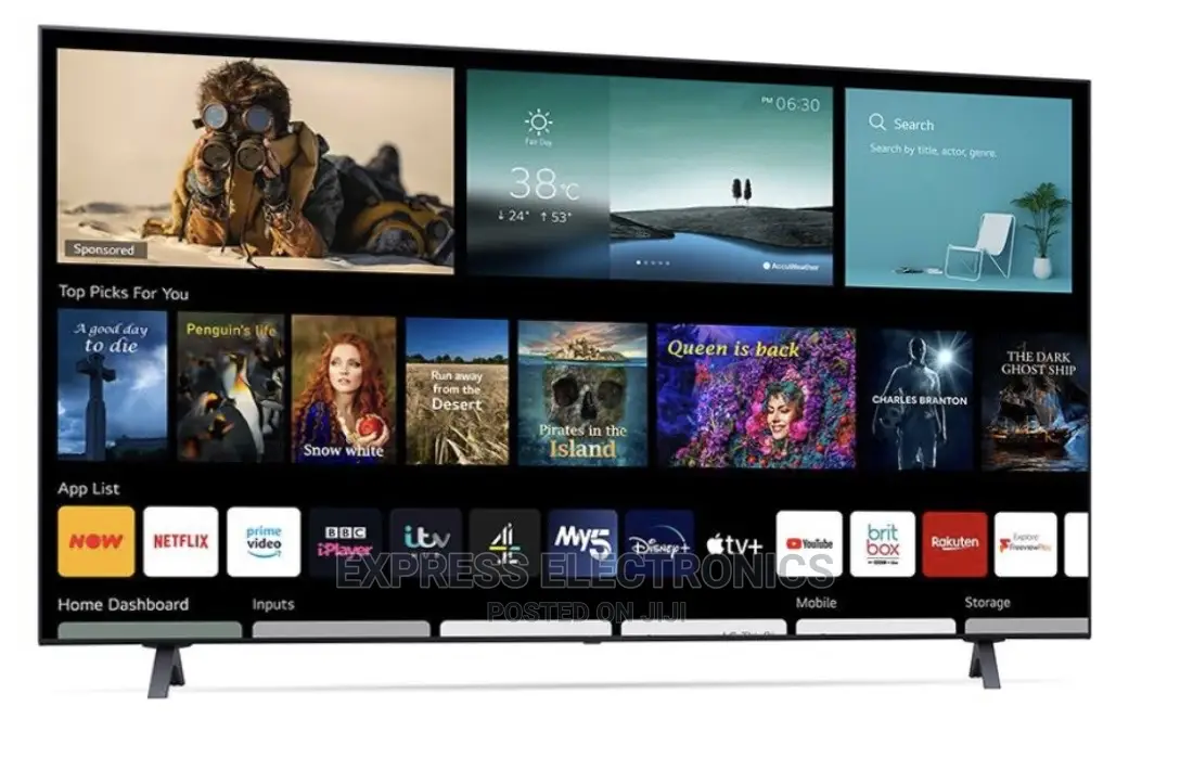 55UP80003 UHD Smart High Glossey Spacial Design Tv LG
