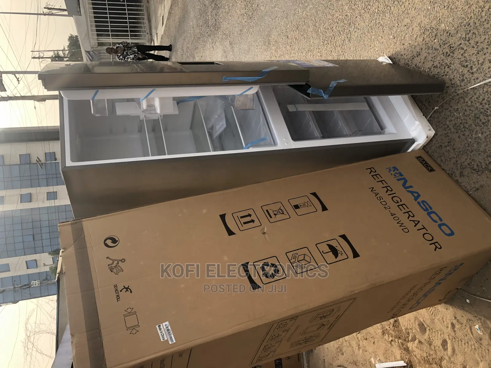 High Quality Nasco NASD2-40WD 309litre Bottom Freezer Fridge
