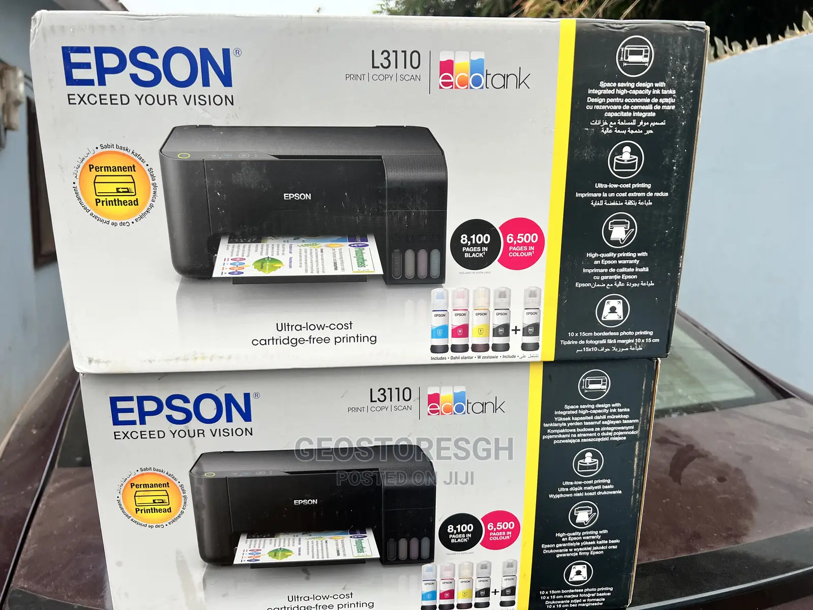 Epson L3110 Eco Tank All-in-One Ink Tank Printer