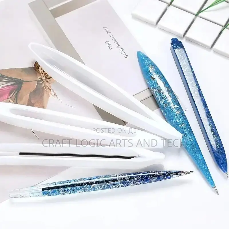 Pen Mold and 5 Inks Epoxy Resin Silicone Mold