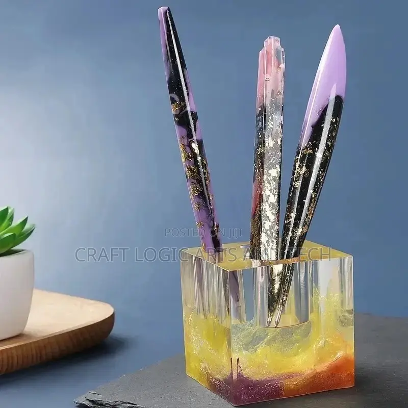 Pen Mold and 5 Inks Epoxy Resin Silicone Mold