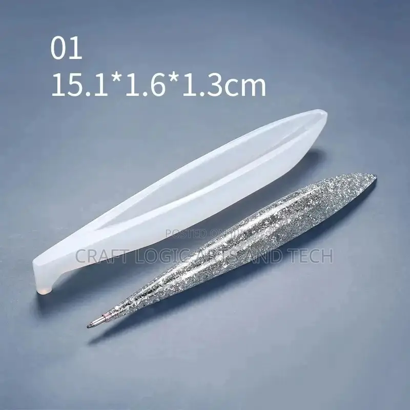 Pen Mold and 5 Inks Epoxy Resin Silicone Mold