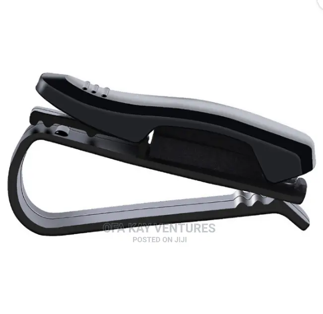 Sunglasses and Card Holder in Car Visor
