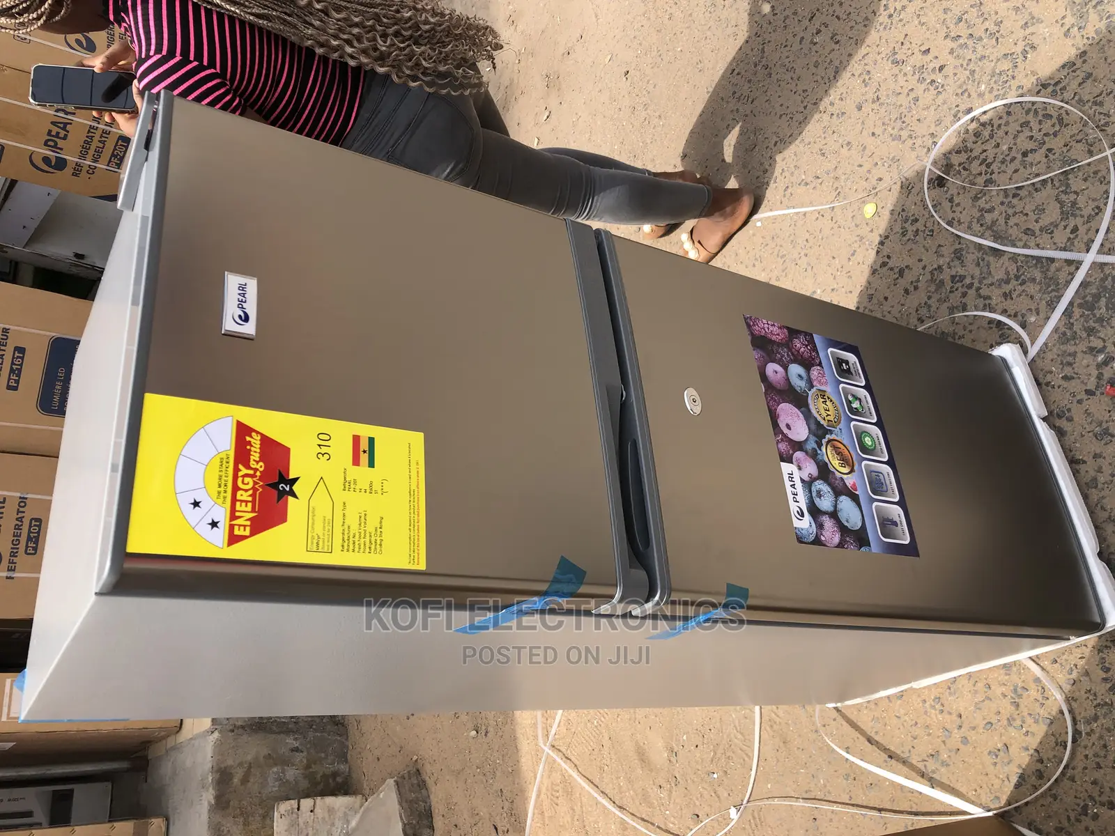 Durable Built Pearl 138L Double Door Fridge PF 20T