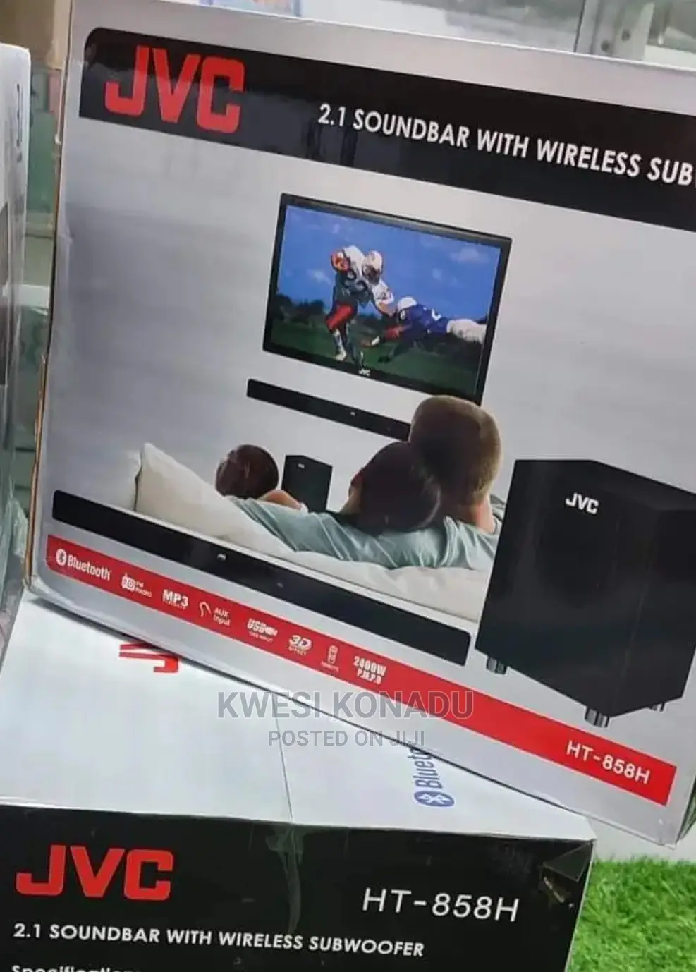 2026 Promotion JVC Big Bass Ht858h Wireless Soundbar