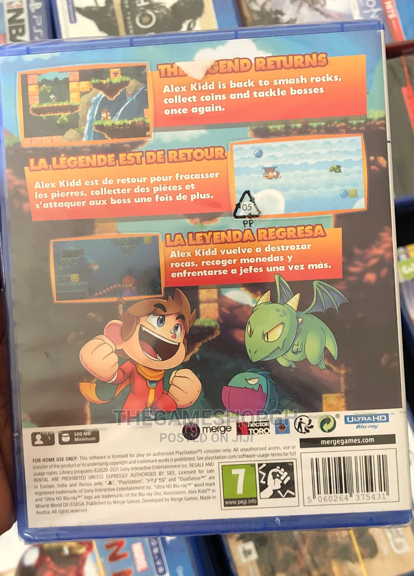 Alex Kidd in Miracle World Ps5