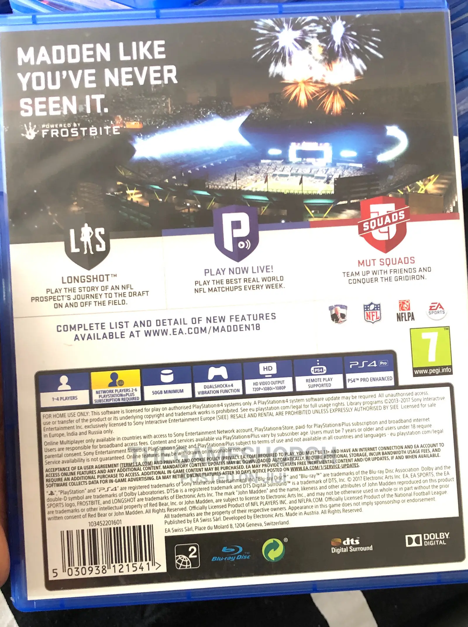 Madden 18 Ps4