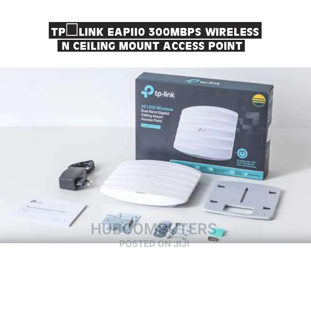 Tp-Link Eap110 300mbps Wireless N Ceiling Mount Access Point