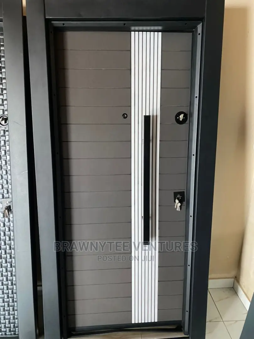 Gray Tk Security Door