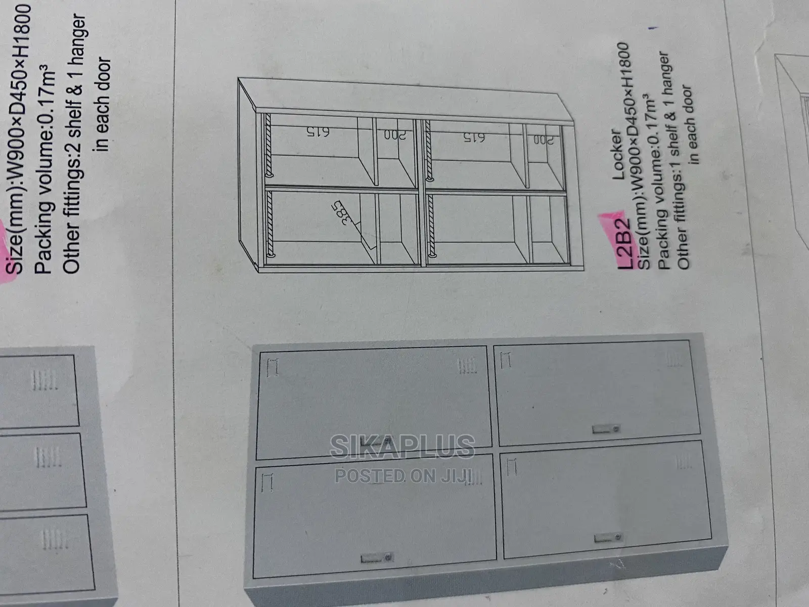 4 Compartment Lockers