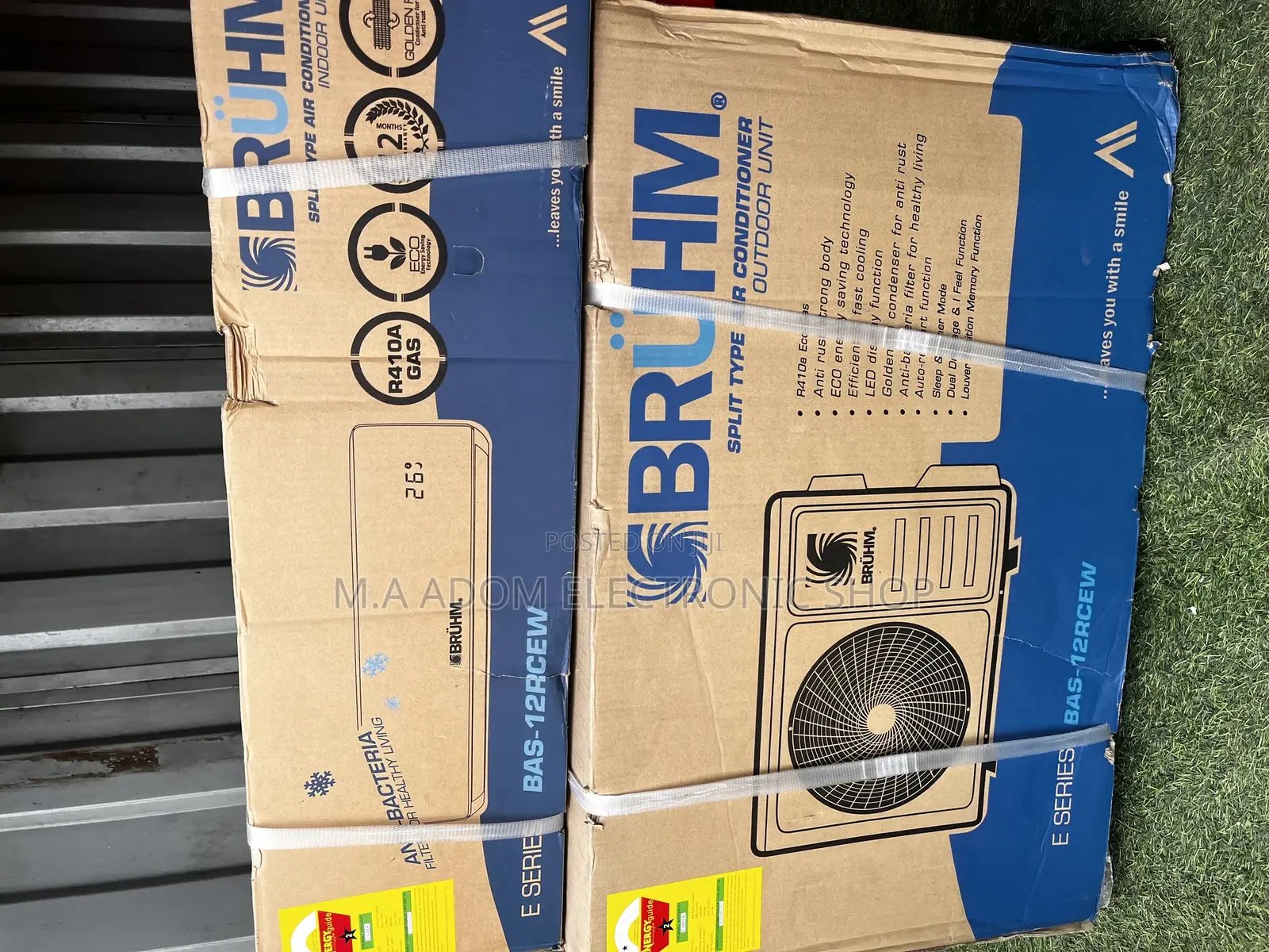 Bruhm 1.5 Hp Split AC R410gas With Anti Rust Coating